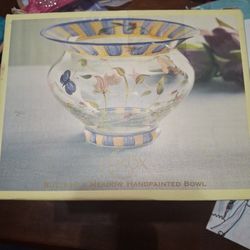 Lenox Handpainted Butterfly Meadow Bowl Brand New