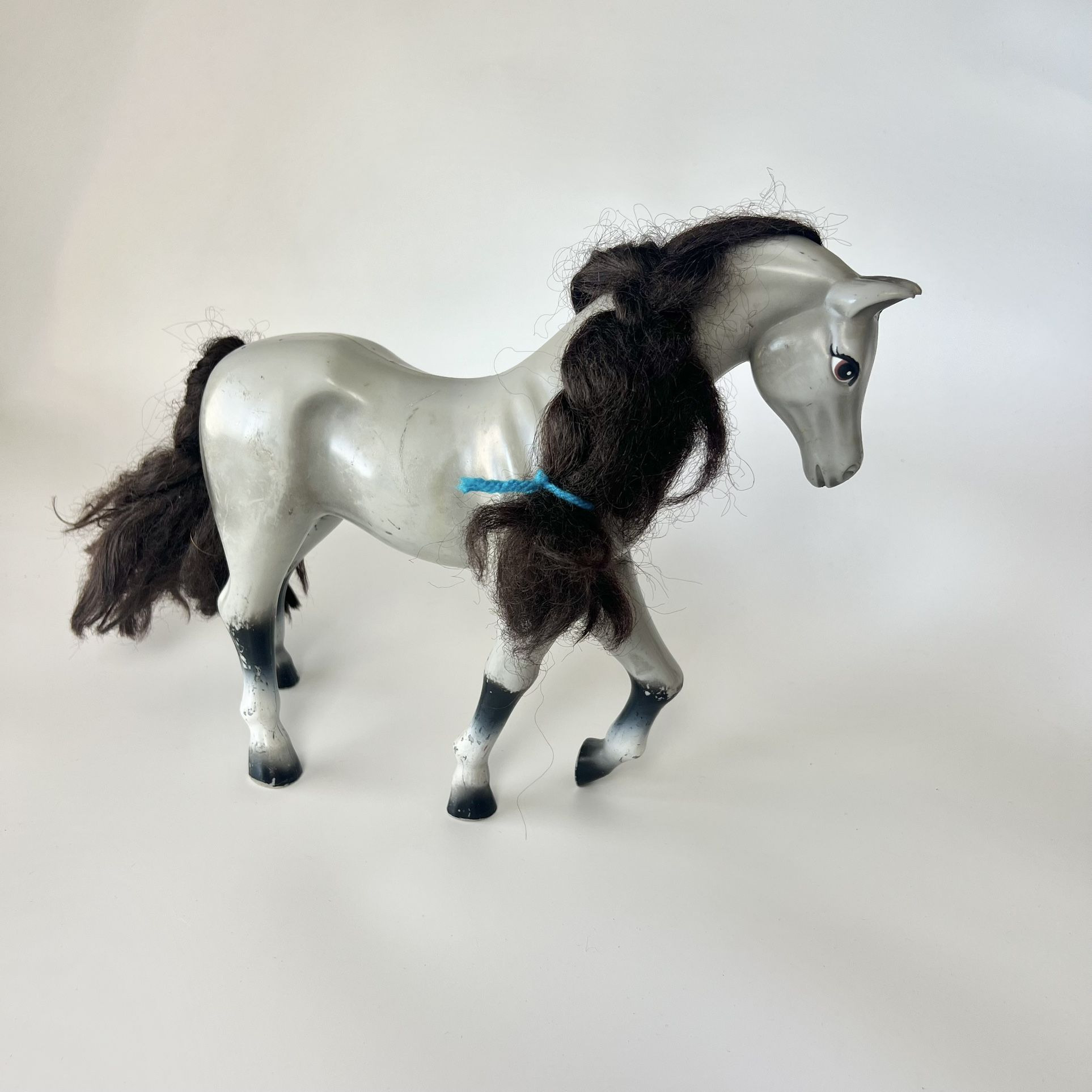 Vintage Empire Toy Horse Gray and Black Toy