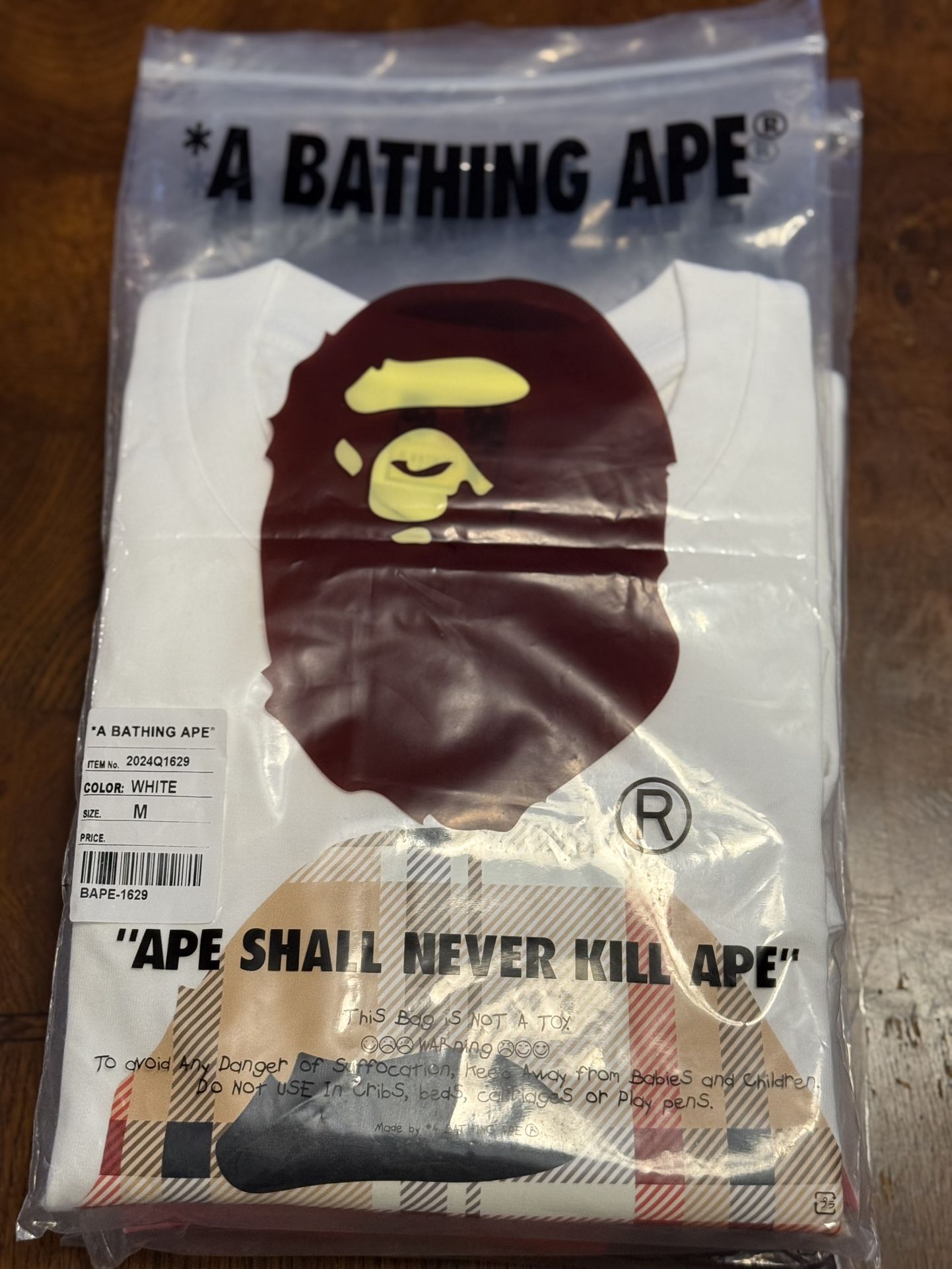 Size M Bape