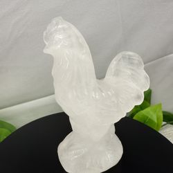 Crystal Quartz Chicken Carving