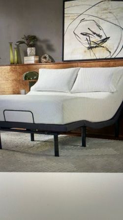 Adjustable Queen Bed Frame Combo