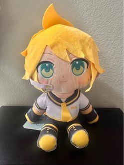 14” KAGAMINE LEN Hatsune Miku x Round1 Exclusive Vocaloid Collab Plush Large