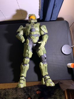 2015 JAKKS Pacific Halo 5 Master Chief 31" BIG FIGS Figure Missing Hand Gun