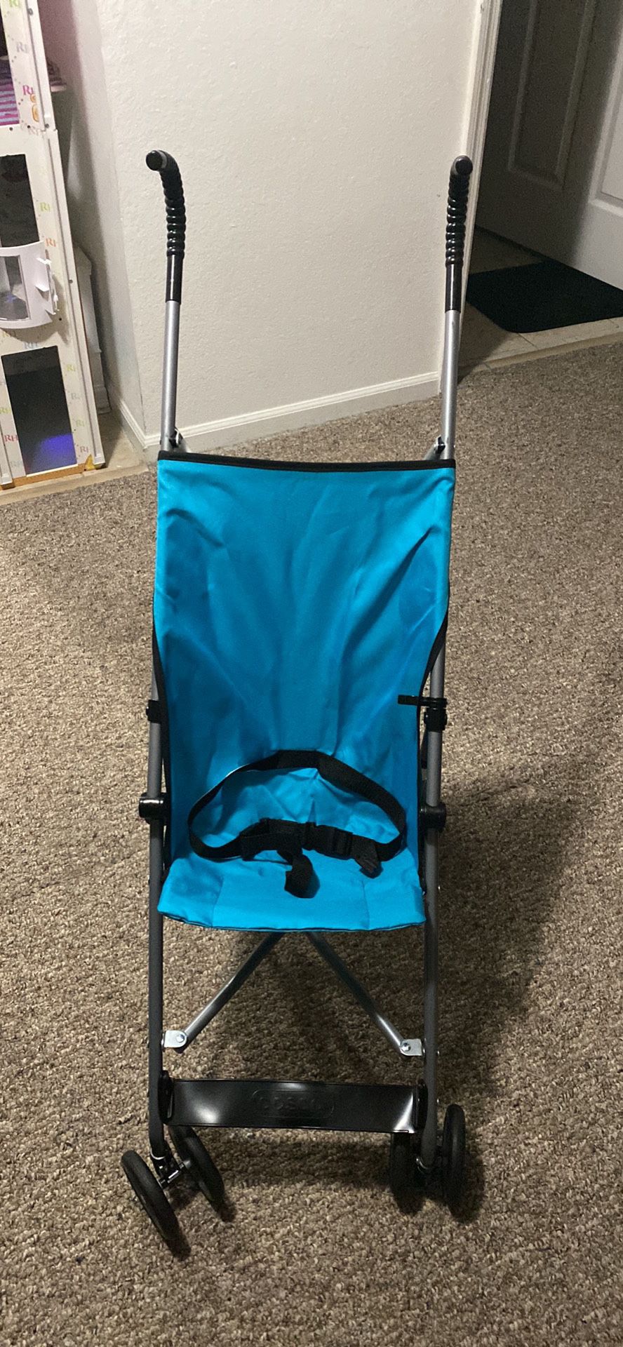 Cosco Kids Comfort Height Umbrella Stroller, Freshwater Turquoise