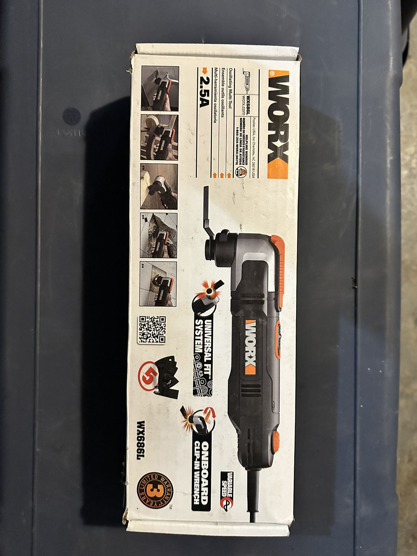 Worx Corded 2.5 Amp Variable Speed 