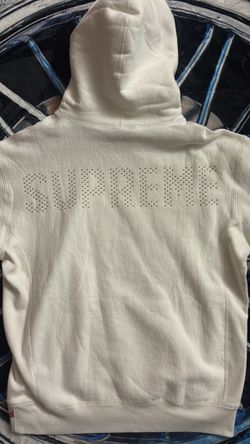 Supreme White Hoodie