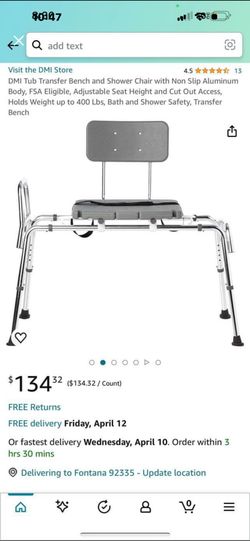 bench and shawer chair