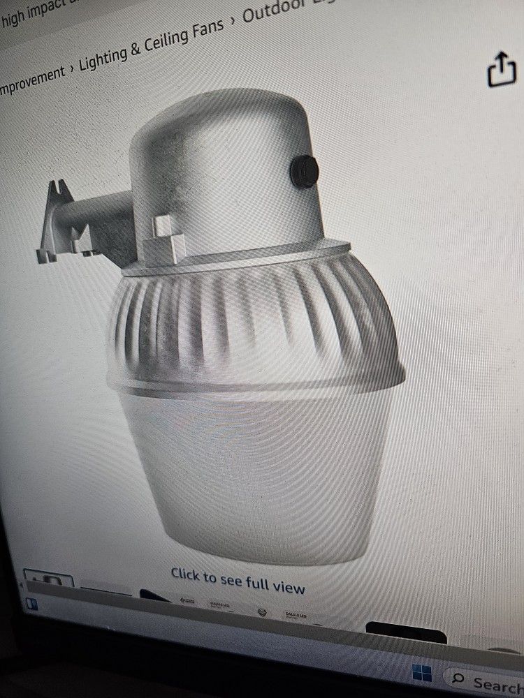 Outdoor Area Light 65 W. with Dust to Dawn Sensor