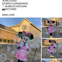 Minnie mouse mascots