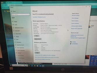 HP aio 24-e014 PC Touch , i3    8gb, 240SSD