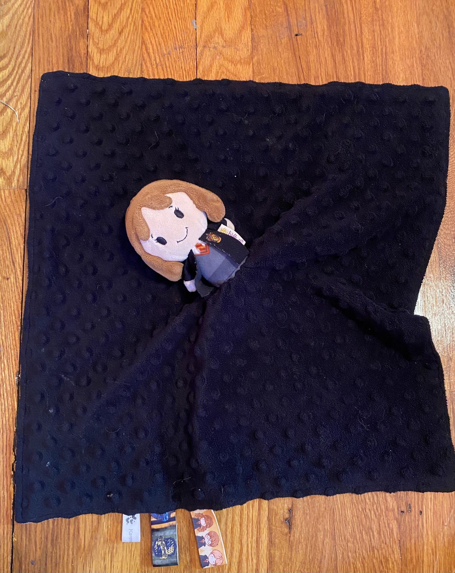 ITTY BITTYS Harry Potter Security Blanket Lovey Handmade 17" Hermione Granger