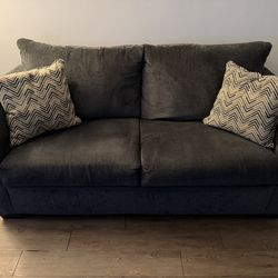 Couch with bed