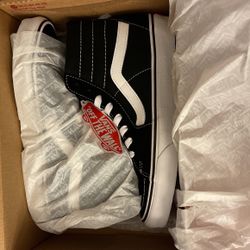 Vans Black And White High Tops