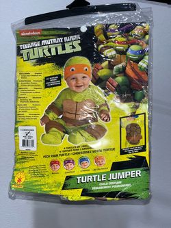 TMNT Turtle Jumper Baby Costume 0-6 Months