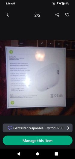 ( New ) ( New ) Apple Airpods Pro 2nd Generation ( New )