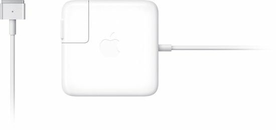 Apple- 45W MagSafe 2 Power Adapter with Magnetic DC Connector - White