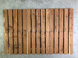 Cedar Closet Floor Squares (set of 6)