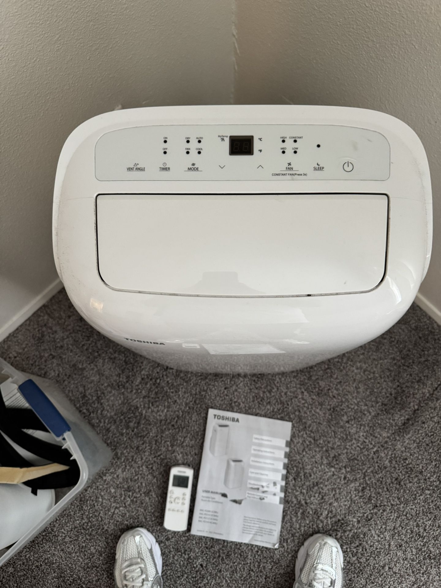 Toshiba Portable Air Conditioner with Dehumidifier
