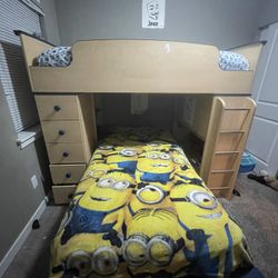 Twin size bunk bed