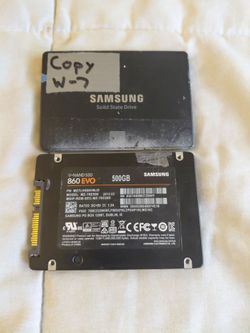 To Samsung 860 Evo hard drives ssds 500 GB both for $80