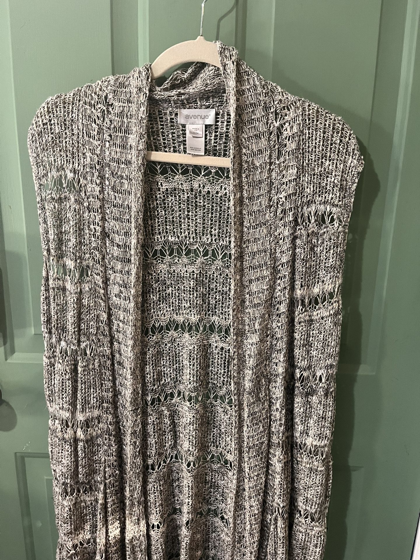 3x Light Sweater Vest Long