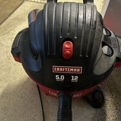 Craftsman 12 gallon shop vac used