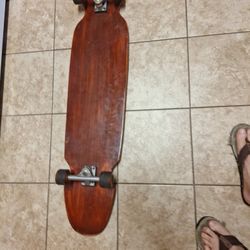 OLD SCHOOL "PIVOT"  44inch WOOD LONG SKATEBOARD.-44 Inches LONG   $70 FIRM PRICE 