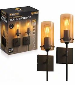 Better Homes Rechargeable Wall Sconce Set of 2