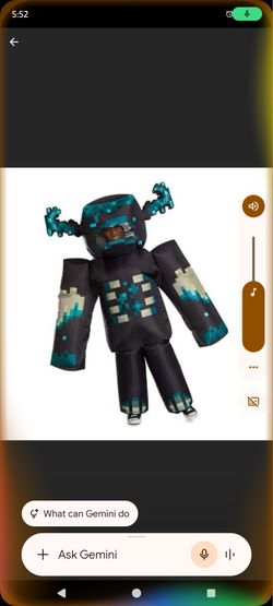 Minecraft children's costume