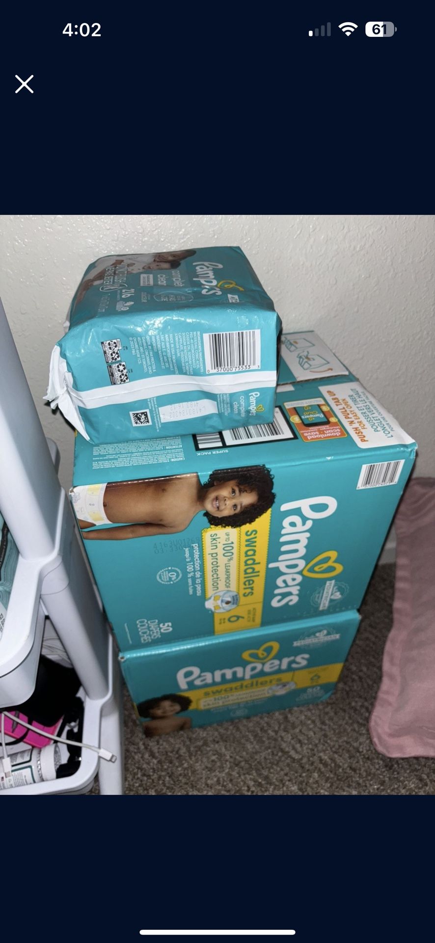 Pampers Size 6