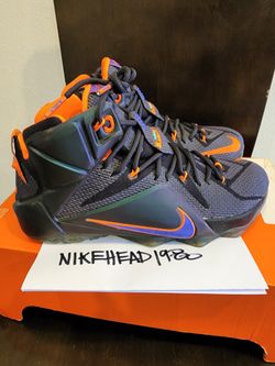 2014 SIZE 10 NIKE LEBRON 12 XII INSTINCT ZOOM JORDAN DUNK CRIMSON BLACK KOBE AIR MAX
