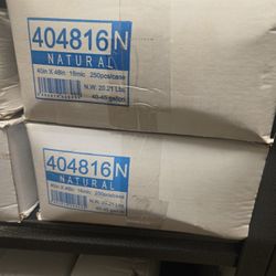 Clear And Black Trash Bags 40-45 Gal.