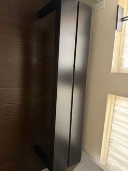 Ikea black bench