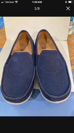 Néw Womens Revitalign Orthitic memory foam blue slip Ons 7.5D