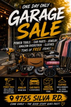 GARAGE/MOVING SALE perfect for resellers and deal hunters!