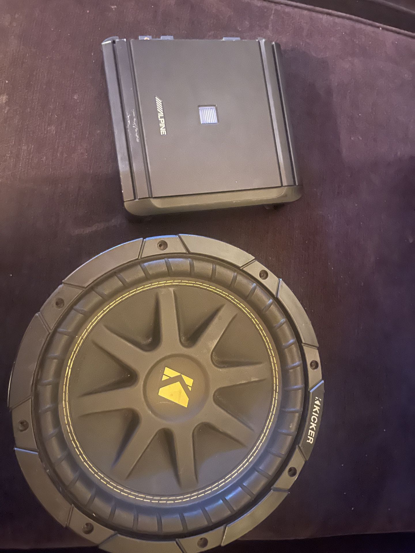 10” Kicker With Amp