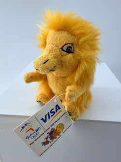 Vintage Millie the Echidna plush toy, the official mascot of the 2000 Sydney Olympic Games.