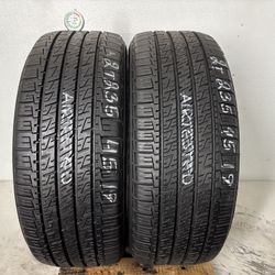 2 Tires 235 45 19 Goodyear Assurance Maxlife Like New No Repairs