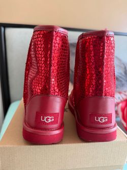 Red girls Ugg’s boots