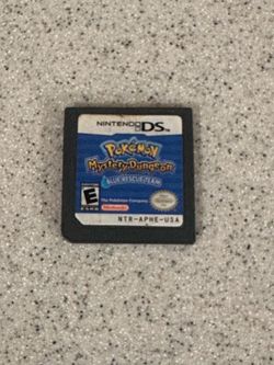 Pokémon Mystery Dungeon Blue Rescue Team Nintendo DS Game