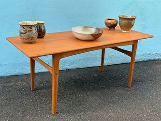 Vintage Danish Modern teak coffee table