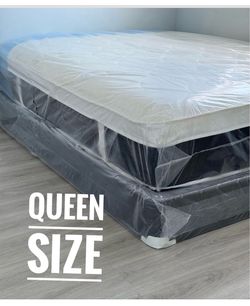 12” Queen Plush Pillow Top Mattress Set $239 | Brand New