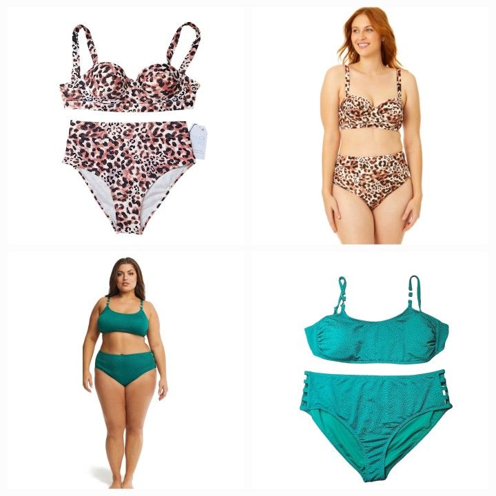 Plus Size 3X Women's Lot of 2 different 2 Piece Bikini Sets New With Tags