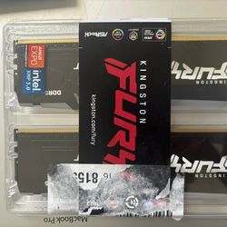 Kingston FURY Beast RGB 32GB (2x16GB) 6000MT/s DDR5 CL30 Desktop Memory
