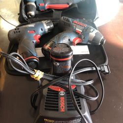 BOSCH IMPACT AND DRILL SET!!