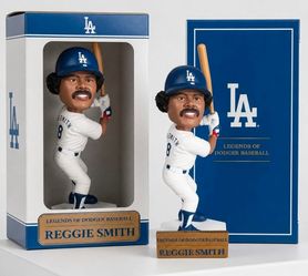 Reggie Smith Bobblehead Legends of Dodger Baseball