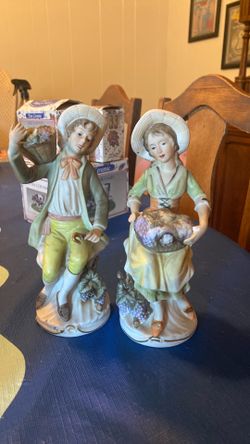 Hand painted fine ceramic figurines
