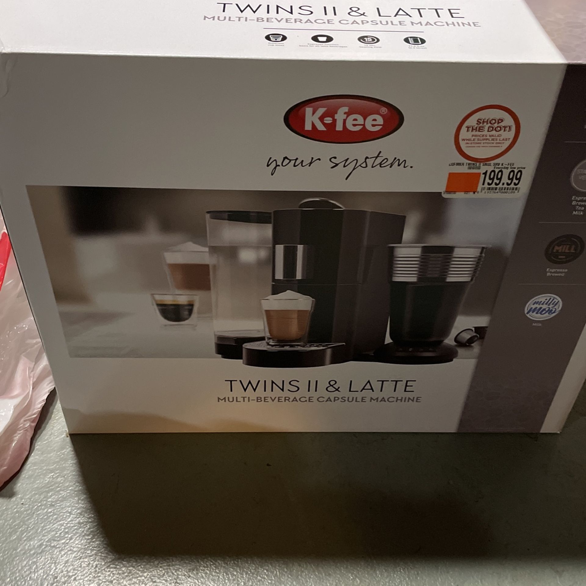 K-fee Coffee Maker Twins I I Latte