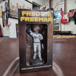Freddie Freeman Bobblehead MVP World Series Walk Off Grand Slam