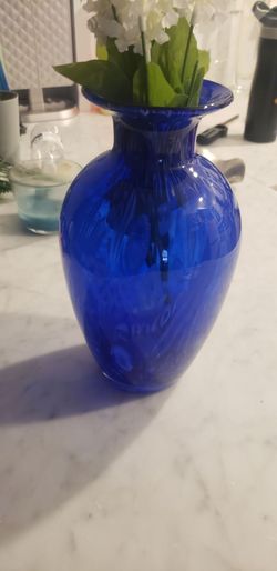 Blue vase